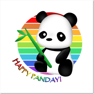 Panda - Happy Panday! Posters and Art